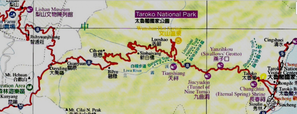 Taroko Map