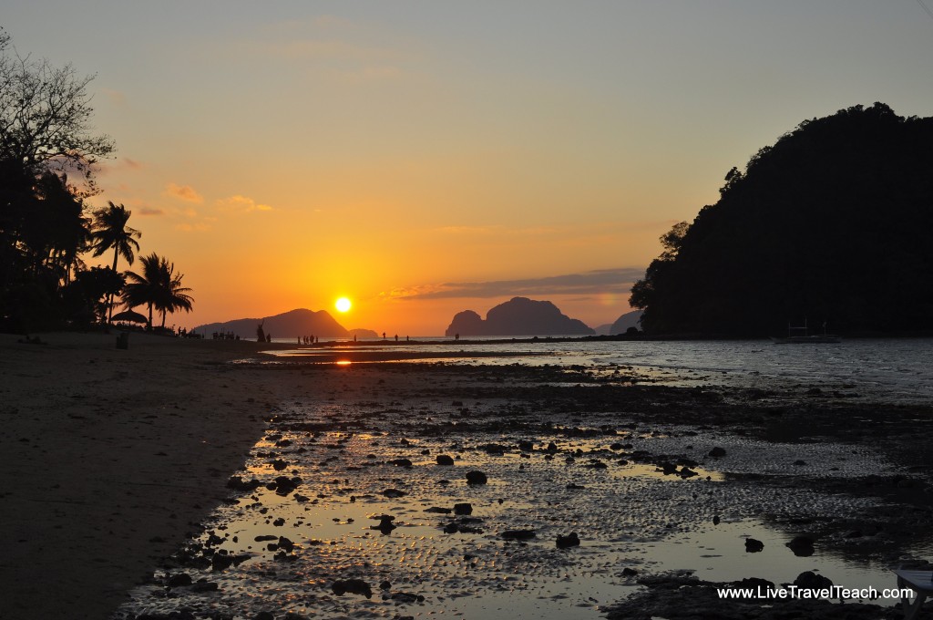 Sunset at Las Cabanas Beach