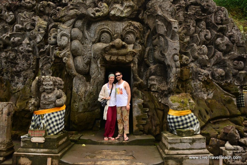 Goa Gajah Elephant Temple entrance Ubud Bali