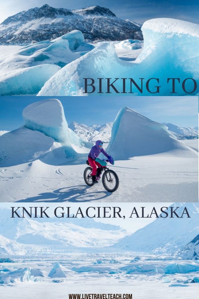 Biking to Knik Glacier, Alaska