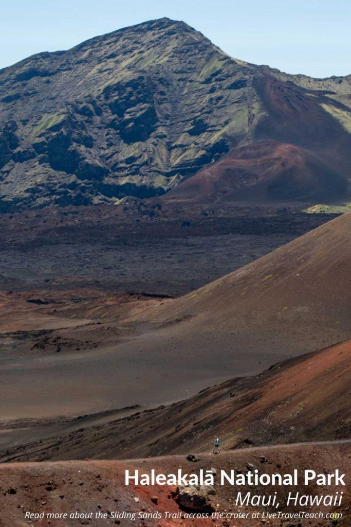 Hiking in Haleakala Haleakalā National Park Maui, Hawaii