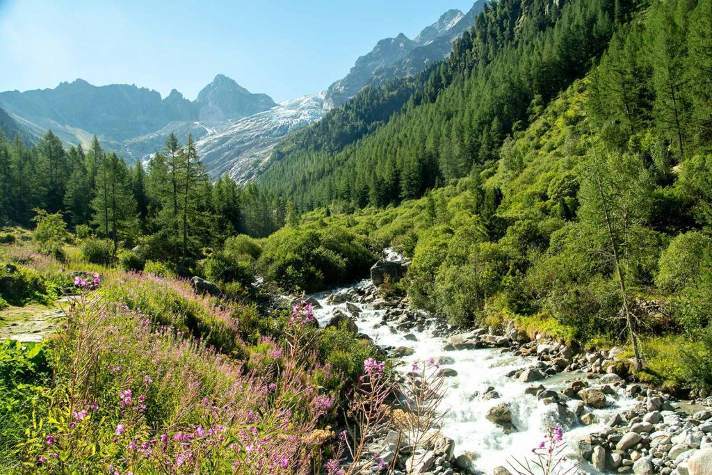 Tour du Mont Blanc Trient River