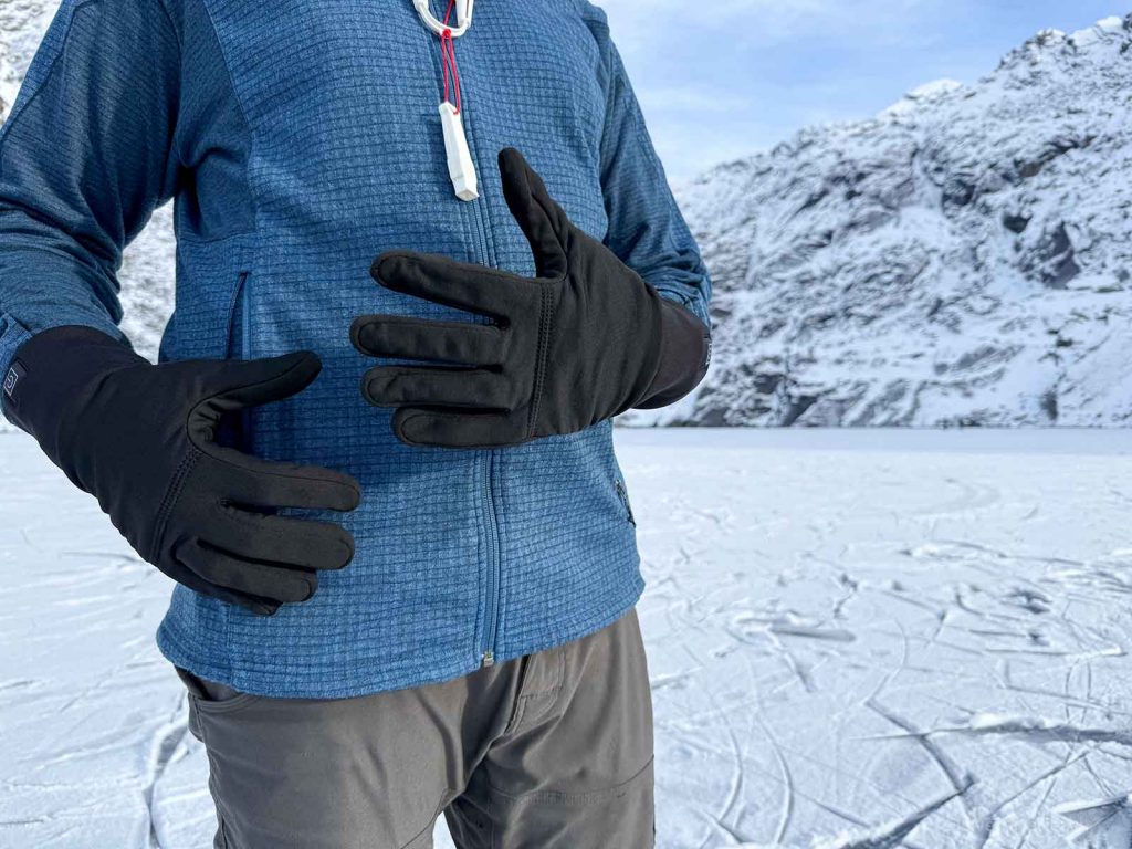Mike Still wearing Weston Heated Gloves