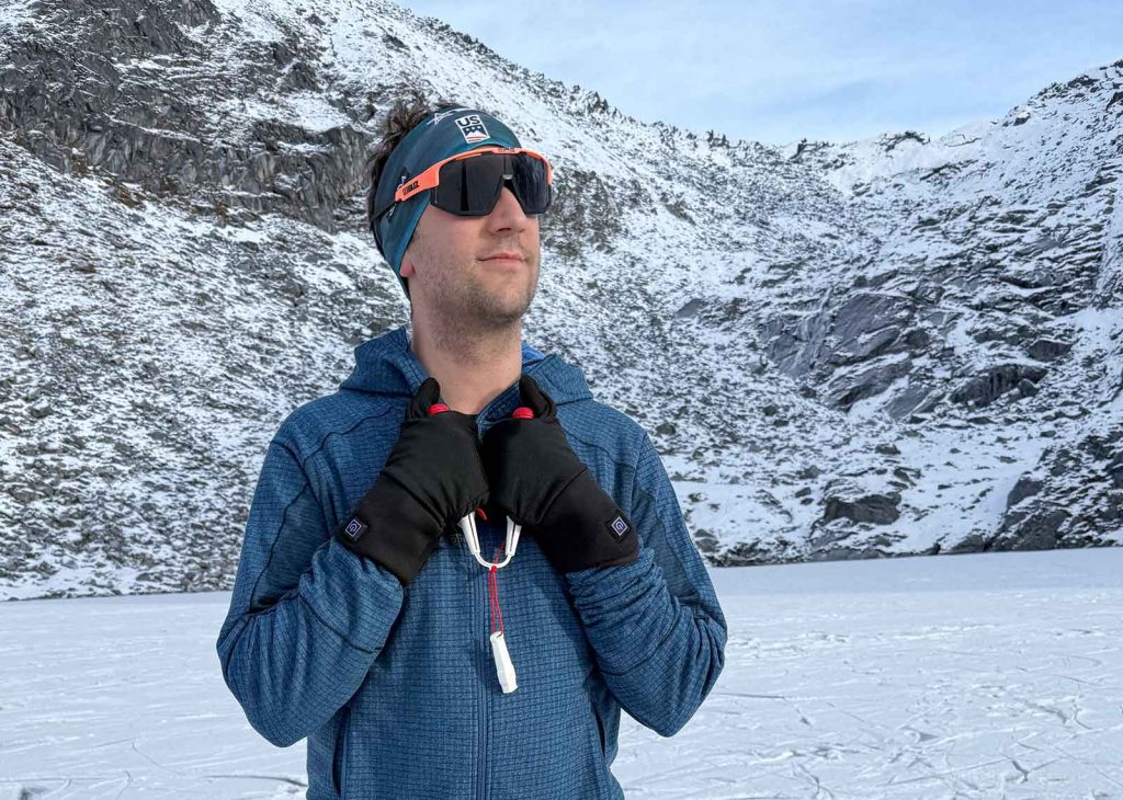Weston Heated Glove Liners Mike Still wearing Weston Heated Gloves