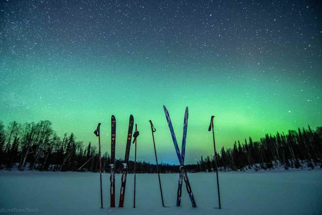 Alaska Skis and Aurora