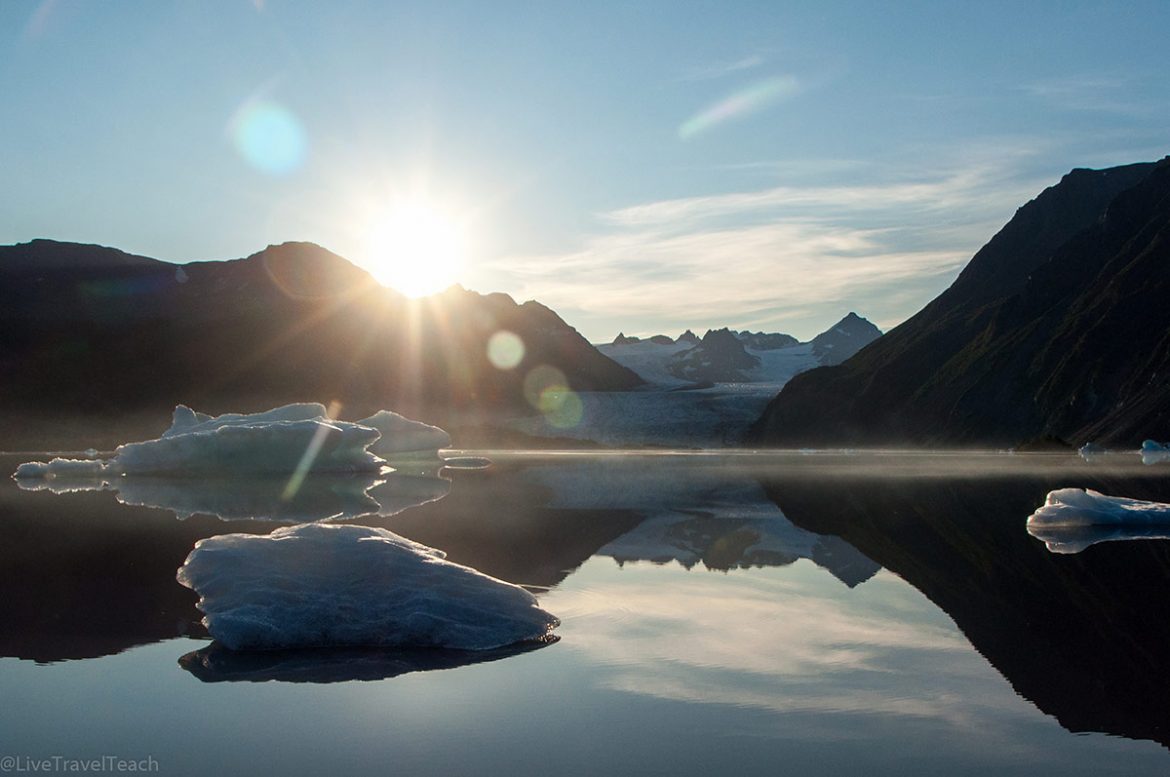 Camping at Grewingk Glacier