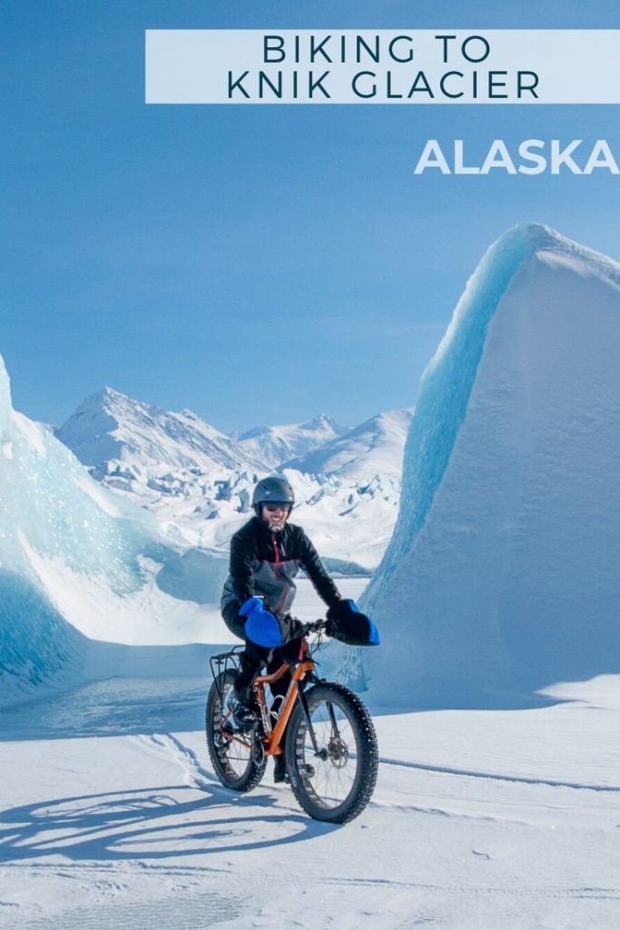 Biking to Knik Glacier