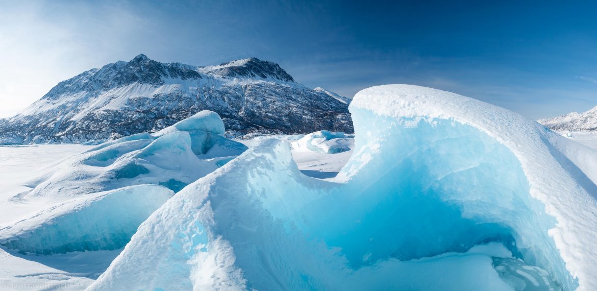 Biking to Knik Glacier