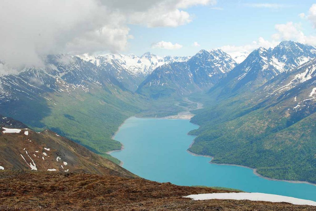 Pepper Peak a scenic view of Eklutna Lake