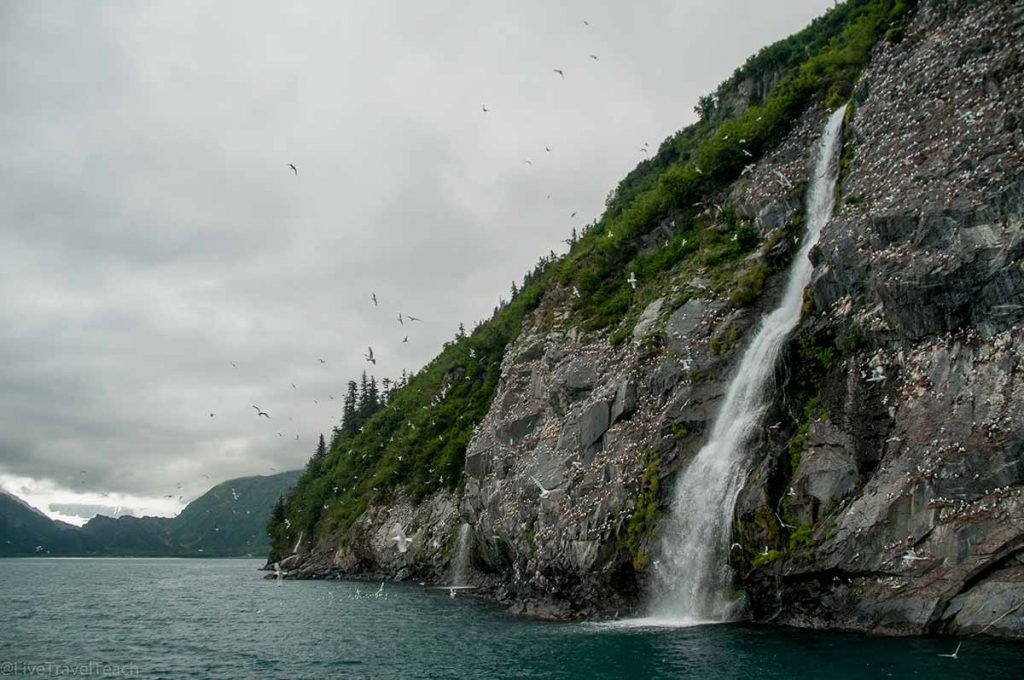 a scenic spot in Prince William Sound, Alaska, near the town of Whittier