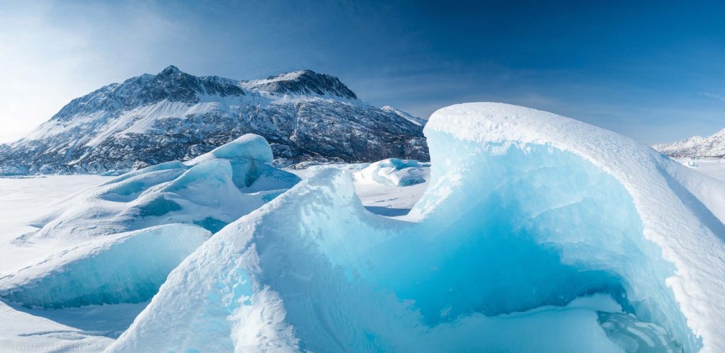 Alaska Knik Glacier located in Alaska