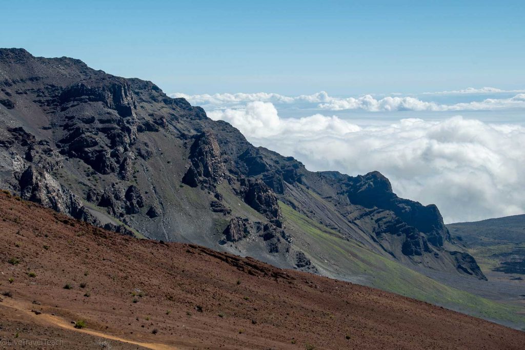 Hiking in Haleakala Sliding Sands Trail