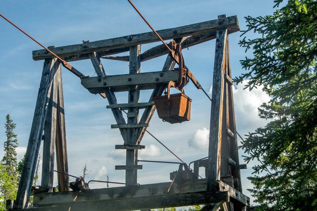 old aerial mining tramway