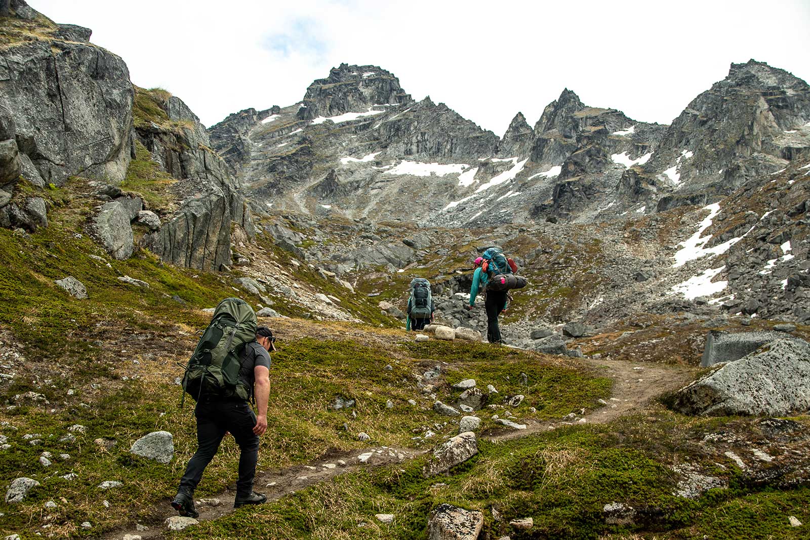 Balancing Life Backpacking the Bomber Traverse with Brett, Chelsea & Elizabeth