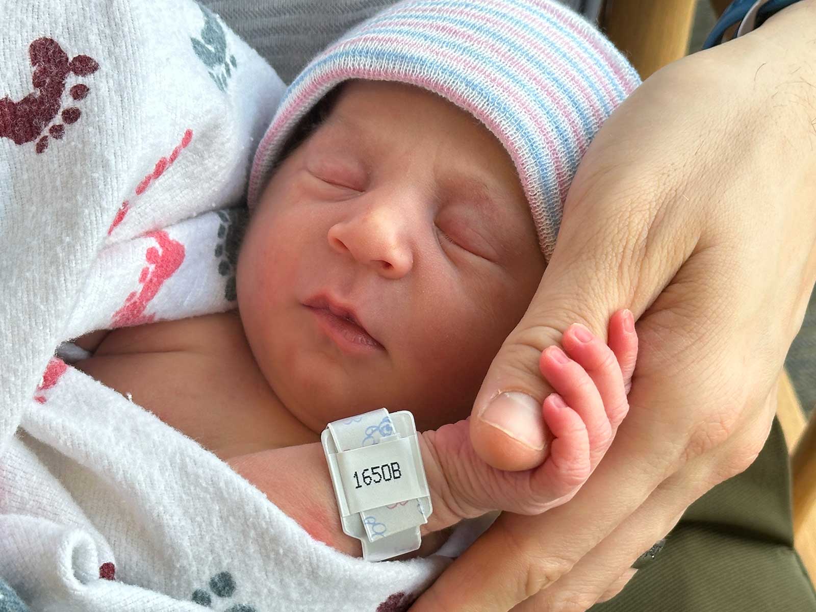 Balancing Life Emmlynn as a newborn