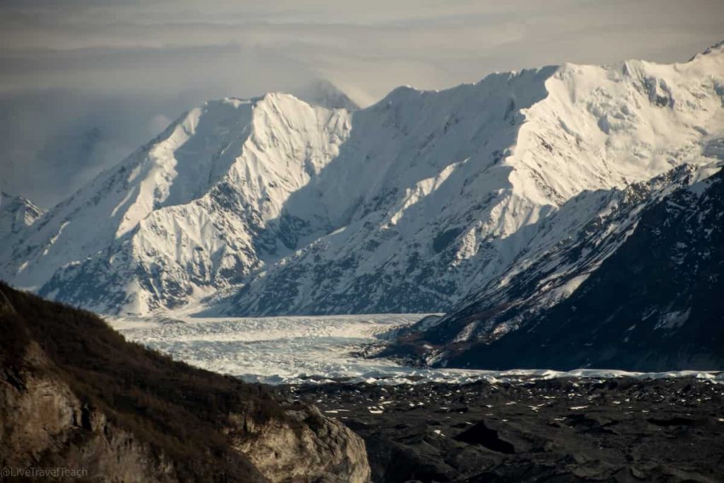 View of Matanuska Glacier from Glen Highway