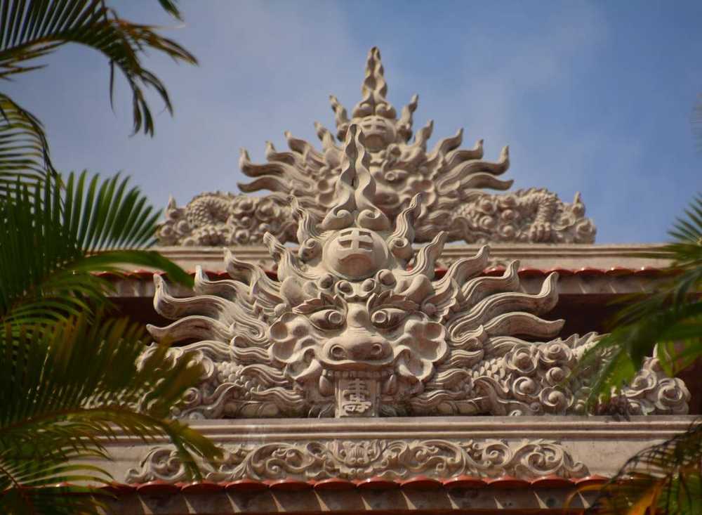 Places to See in Vietnam stone dragon