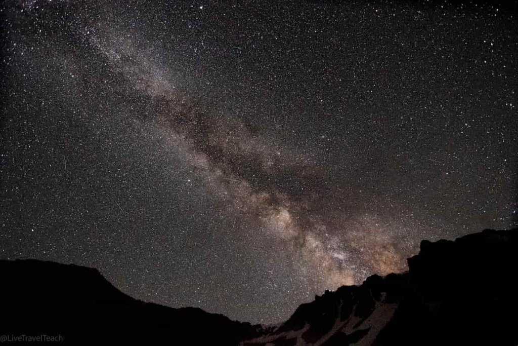 Stargazing in Yosemite | Milky Way Galaxy in the night sky